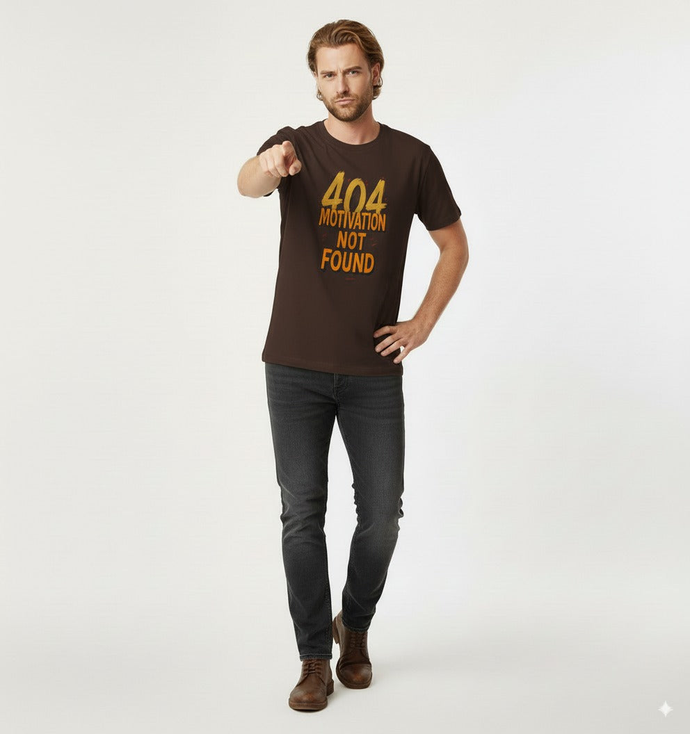 404-Motivation Not Found Unisex T-Shirt