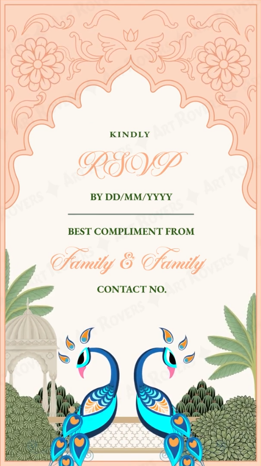 Petals of Joy Hindu Wedding Invitation Video