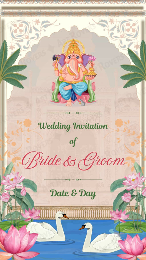 Sacred Union Hindu Wedding Invitation Video